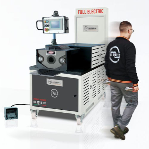 Formadora de extremos de tubo - DIE 80/1 E ROT - Industrial Manufacturing Machines srl - de tubo / para metal / para manguito