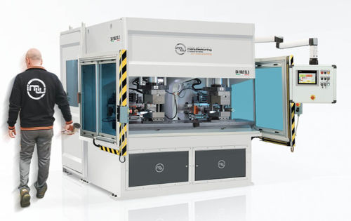 Formadora de 2 cabezales - DA series - Industrial Manufacturing Machines srl - de extremos de tubo / de tubo / para metal