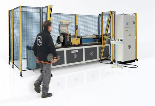 Prensa de tubos - DPMM 430 - Industrial Manufacturing Machines srl - para convertidor catalítico / NC