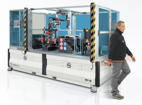 Máquina de marcado láser - DRS 100 - Industrial Manufacturing Machines srl - de mesa / neumática