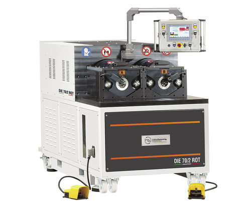 Formadora de doble cabezal - DIE series - Industrial Manufacturing Machines srl - de extremos de tubo / de tubo / para metal