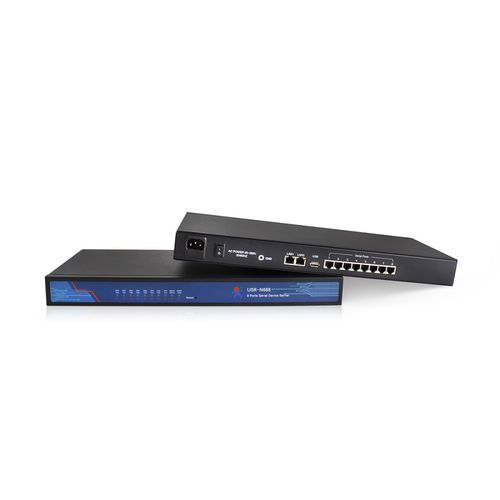 Servidor de periférico 8 puertos - USR-N668 - Jinan USR IOT Technology Limited - Ethernet / RS-232 / Modbus RTU