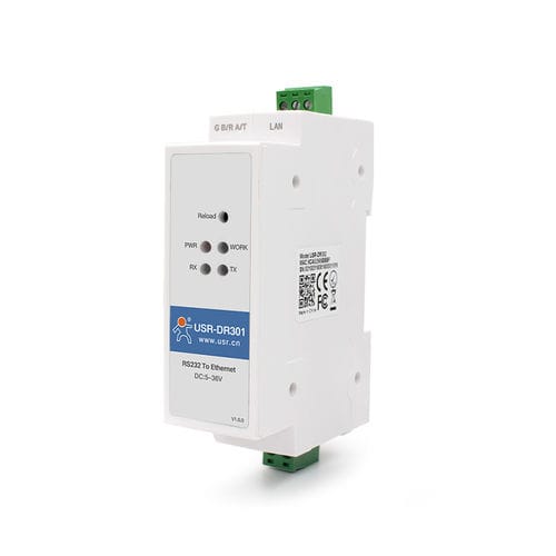 Convertidor en riel DIN - USR-DR301  - Jinan USR IOT Technology Limited - de comunicaciones / Ethernet / RS-232