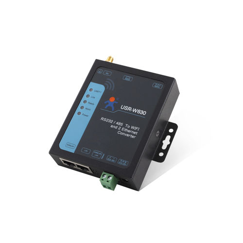 Convertidor de comunicaciones - USR-W630 - Jinan USR IOT Technology Limited - Modbus RTU / Modbus TCP / RS-485 a WiFi