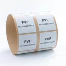 Etiqueta de transferencia térmica - PVF series - TE CONNECTIVITY - imprimible / adhesiva / de polifluoruro de vinilideno
