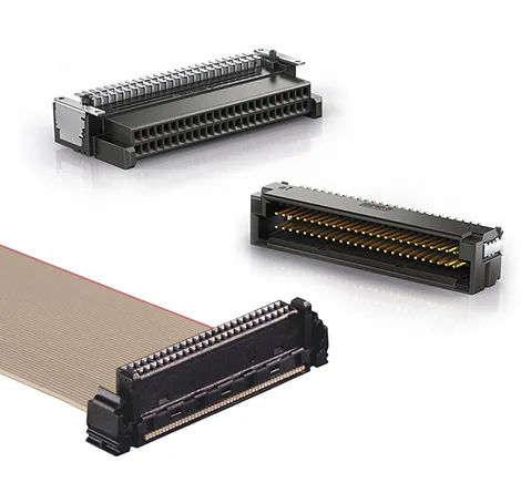 Conector de datos - ERNI MicroCon - TE CONNECTIVITY - PCB / SMT / recto