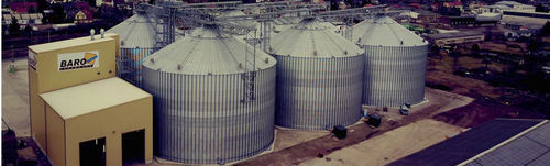 Silo con fondo plano - S.B.H. - SYMAGA SILOS - para pellets / para cereales / para la industria alimentaria