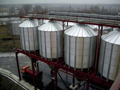 Silo de fondo cónico - S.C. PC - SYMAGA SILOS - para camión silo cisterna / de acero galvanizado / para la industria