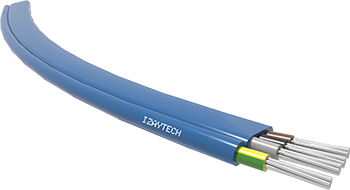 Cable eléctrico de alimentación - IZAYTECH - plano / de cobre / para bomba sumergida