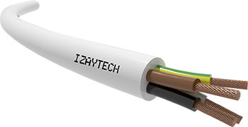 Cable eléctrico de alimentación - HO5VV-F - IZAYTECH - multifilar / de cobre / con funda de PVC
