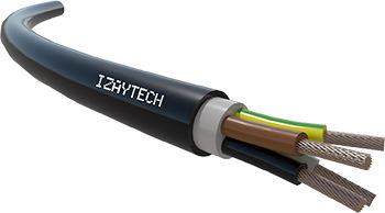 Cable eléctrico de alimentación - AO7VV-F - IZAYTECH - multifilar / de cobre / con funda de PVC