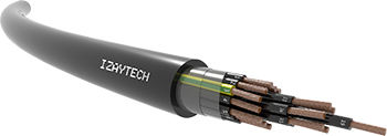 Cable eléctrico de alimentación - IZAYTECH - para grúas / para ascensor / de control