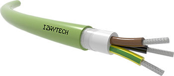 Cable eléctrico de alimentación - IZAYTECH - de cobre / para cargadores de vehículos eléctricos / con aislamiento de XLPE