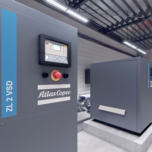 Soplador de pistón rotativo - ZL 2 VSD - Atlas Copco Kompressoren und Drucklufttechnik GmbH - de aire / monoetapa / sin aceite
