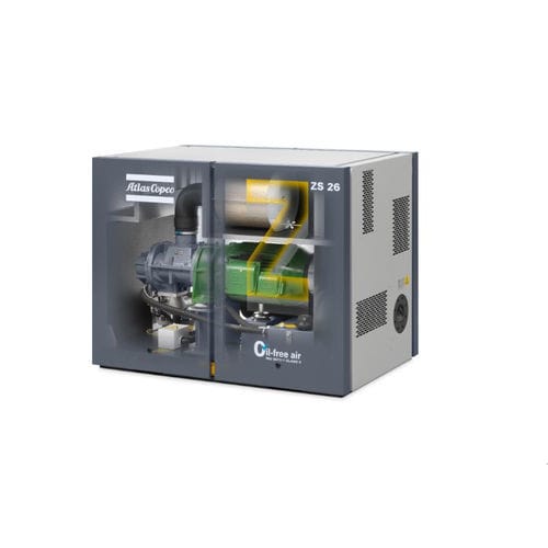Soplador de aire - ZS 18-45 VSD - Atlas Copco Kompressoren und Drucklufttechnik GmbH - de tornillo / monoetapa / de velocidad variable