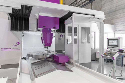 Centro de torneado-fresado CNC - FOREST-LINÉ FLEXIAX V - Fives Machining - vertical / 5 ejes / de alta productividad