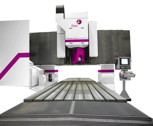 Centro de mecanizado CNC 5 ejes - FOREST-LINÉ MODUMILL TI - Fives Machining - vertical / con mesa móvil / de pórtico