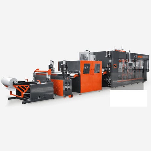 Termoformadora alimentada por rodillo - ER 90-3 - Erkur Thermoforming Machinery - para embalajes / automática / de vacío