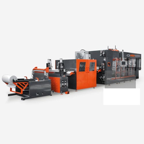 Termoformadora alimentada por rodillo - ER 100-4 - Erkur Thermoforming Machinery - de placas / para embalajes / automática