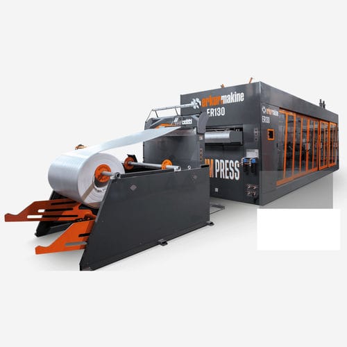 Termoformadora alimentada por rodillo - ER 130 - Erkur Thermoforming Machinery - de placas / de PS / para embalajes