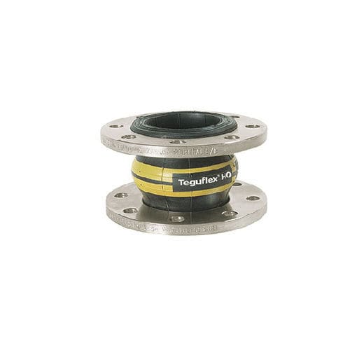 Compensador de dilatación de caucho - TEGUFLEX® P HO - Trelleborg Expansion Joints - redondo / con brida / para agua