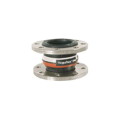 Compensador de dilatación de caucho - TEGUFLEX® P DW - Trelleborg Expansion Joints - redondo / con brida / para agua