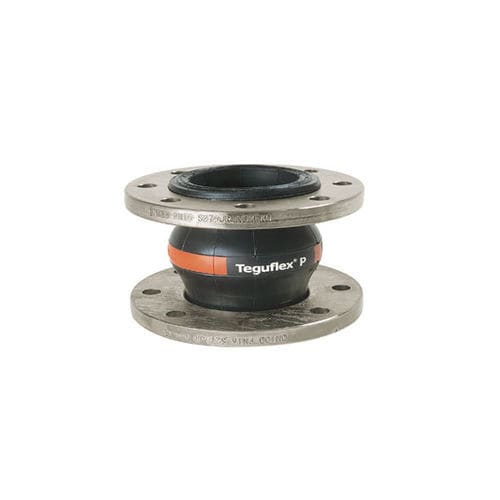 Compensador de dilatación de caucho - TEGUFLEX® P - Trelleborg Expansion Joints - redondo / con brida / para agua