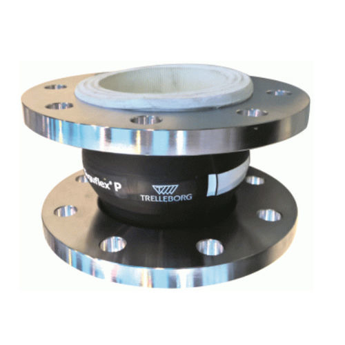 Compensador de dilatación de caucho - TEGUFLEX® P - Trelleborg Expansion Joints - redondo / con brida / para la industria agroalimentaria