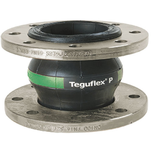 Compensador de dilatación de caucho - TEGUFLEX® P - Trelleborg Expansion Joints - redondo / con brida / para productos químicos
