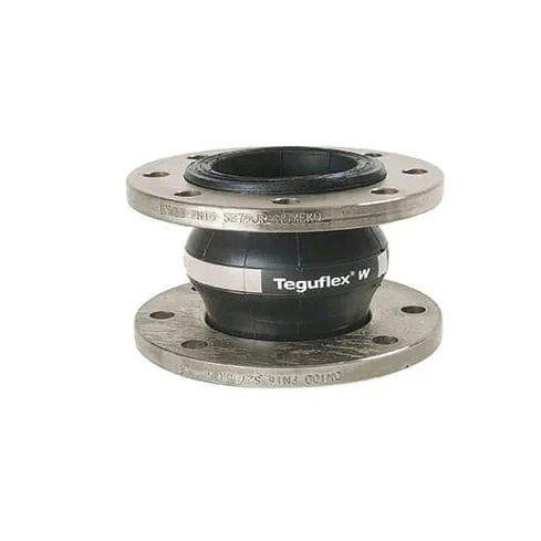 Compensador de dilatación de caucho - TEGUFLEX® W - Trelleborg Expansion Joints - redondo / con brida / para la industria agroalimentaria