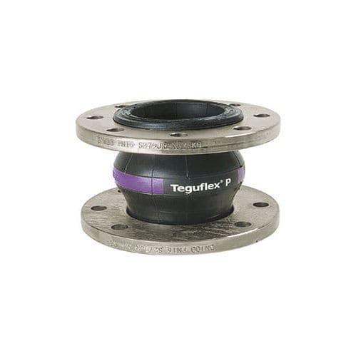 Compensador de dilatación de caucho - TEGUFLEX® P - Trelleborg Expansion Joints - redondo / con brida / para la industria química