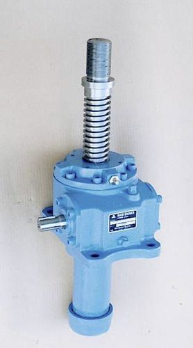Gato de husillo de husillo de rosca trapecial - JA series - Makishinko Co., Ltd. - tuerca de seguridad / de hierro fundido / de aluminio