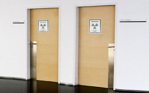 Puerta de guillotina - Kavidoors - de acero inoxidable / de aluminio anodizado / para interior
