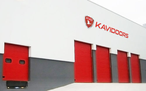 Puerta levadiza - Kavidoors - seccional / de acero / de acero galvanizado