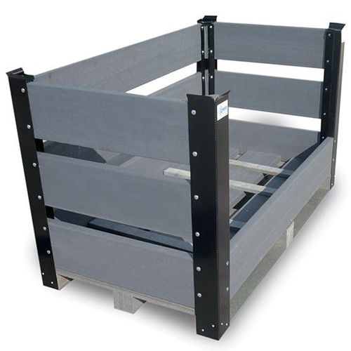 Cajón de plástico - CMP srl - de madera / de transporte / reforzado