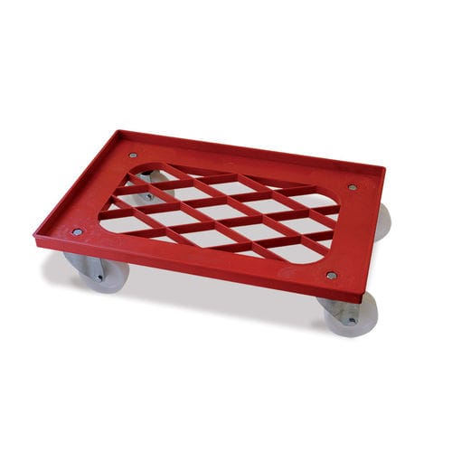 Plataforma rodante portacubetas - CMP srl - de plástico / para paso