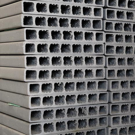 Perfil de plástico - CMP srl - rectangular / de construcción / de peso ligero