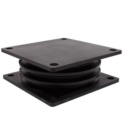 Soporte antivibratorio rectangular - BR 3,00 series - Trelleborg Antivibration Solutions - de acero / de caucho