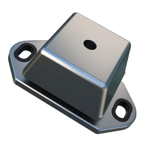 Soporte antivibratorio rectangular - Cushyfloat HT - Trelleborg Antivibration Solutions - de caucho / marino