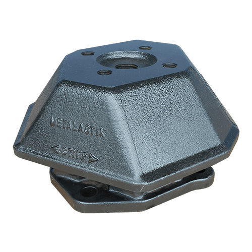Soporte antivibratorio rectangular - Cushymount K - Trelleborg Antivibration Solutions - de metal / para motor