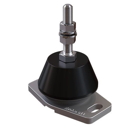 Soporte antivibratorio cilíndrico - 1030611A1 - Trelleborg Antivibration Solutions - de acero / de aluminio macizo / de caucho