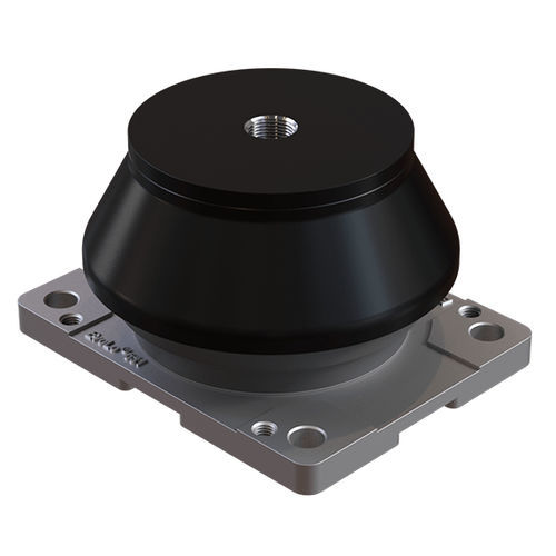 Soporte antivibratorio cilíndrico - Evolo 631 GRADE AA-AC - Trelleborg Antivibration Solutions - de aluminio macizo / de caucho
