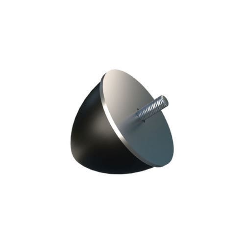 Amortiguador de choque - ANB series - Trelleborg Antivibration Solutions - de fricción / de aceite / de esquina