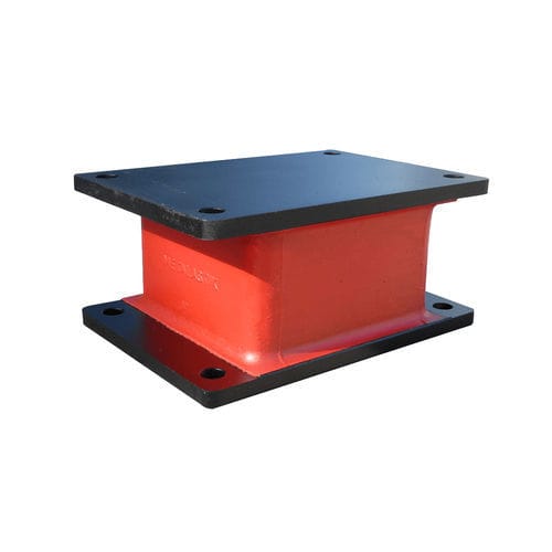 Soporte antivibratorio rectangular - Sandwich  - Trelleborg Antivibration Solutions - de caucho / marino / para equipo pesado
