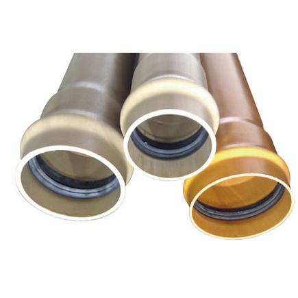 Línea de extrusión de tubo - Aceretech - para PVC / de tubos de drenaje