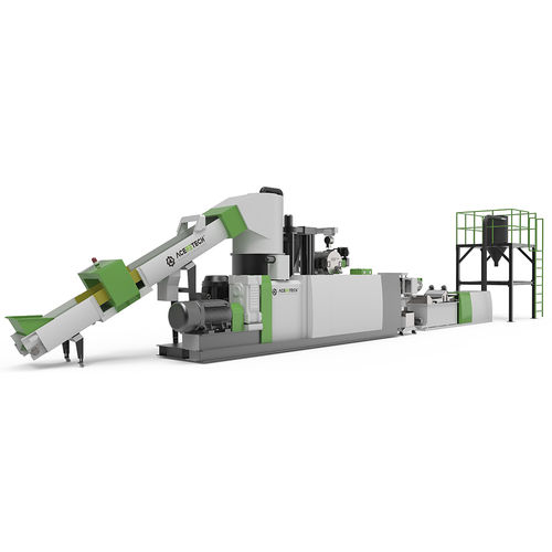 Línea de extrusión compacta - ACS-PRO - Aceretech - con refrigeración por aire / de reciclaje de plásticos / para peletización