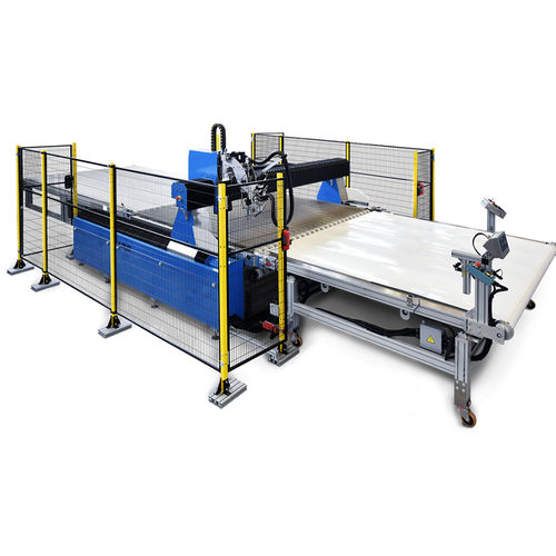 Máquina de corte con chorro de agua - K-810 C - SolarEdge Automation Machines S.p.A. - para aplicaciones industriales / con carga descarga automatizada / 3 ejes