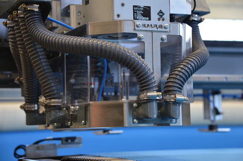 Trazador de corte de tejido - SM-325-TA - SolarEdge Automation Machines S.p.A. - para PVC / CNC / con transportador
