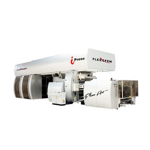Prensa flexográfica con tambor central - iPress - Flexofem srl - de 8 colores / de 10 colores