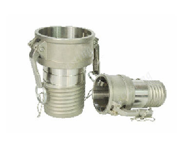 Racor hidráulico - L10350 series - LUXECASTING INTERNATIONAL GROUP - de leva / DIN / de acero inoxidable